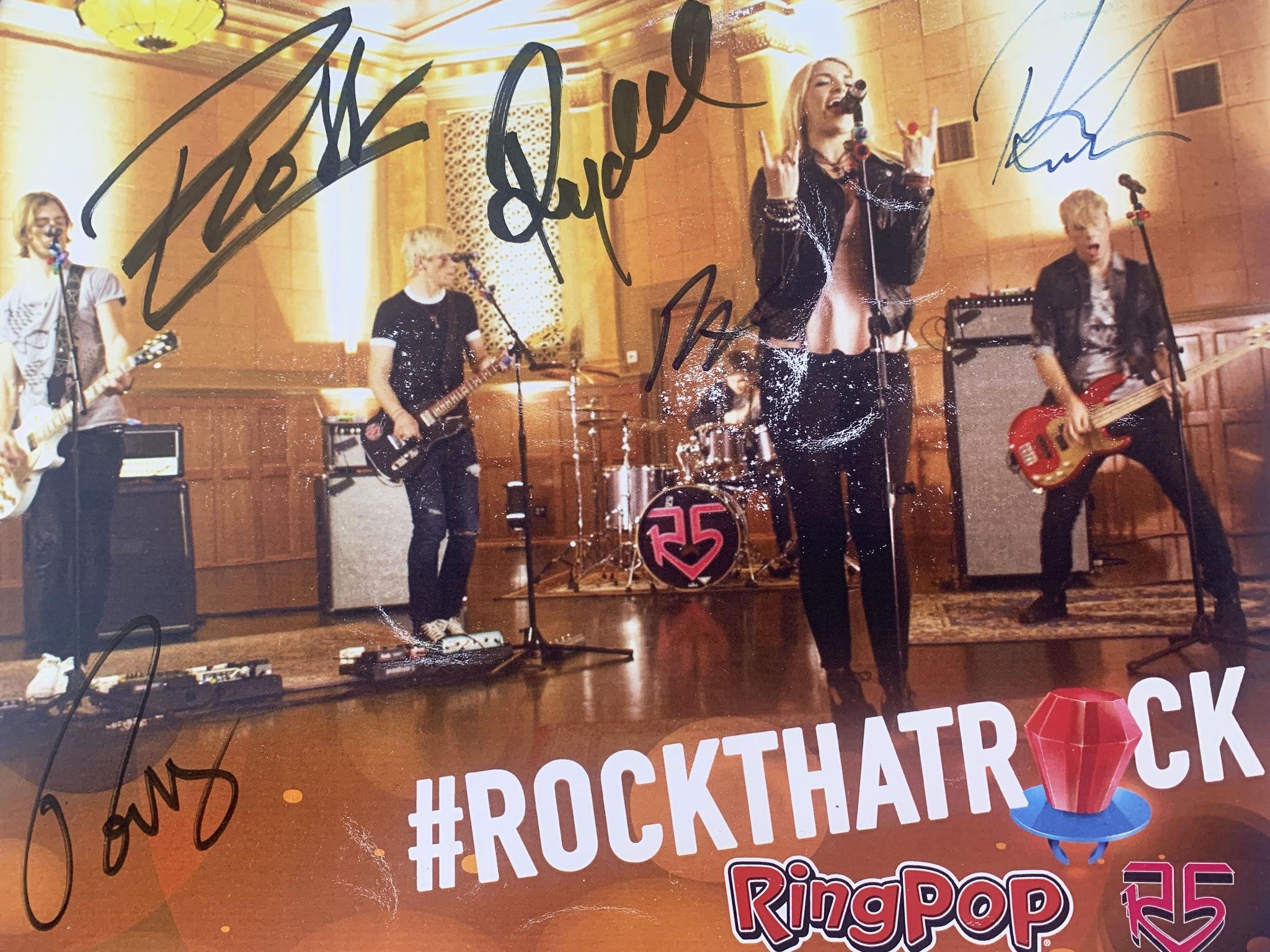 R5 signed photo