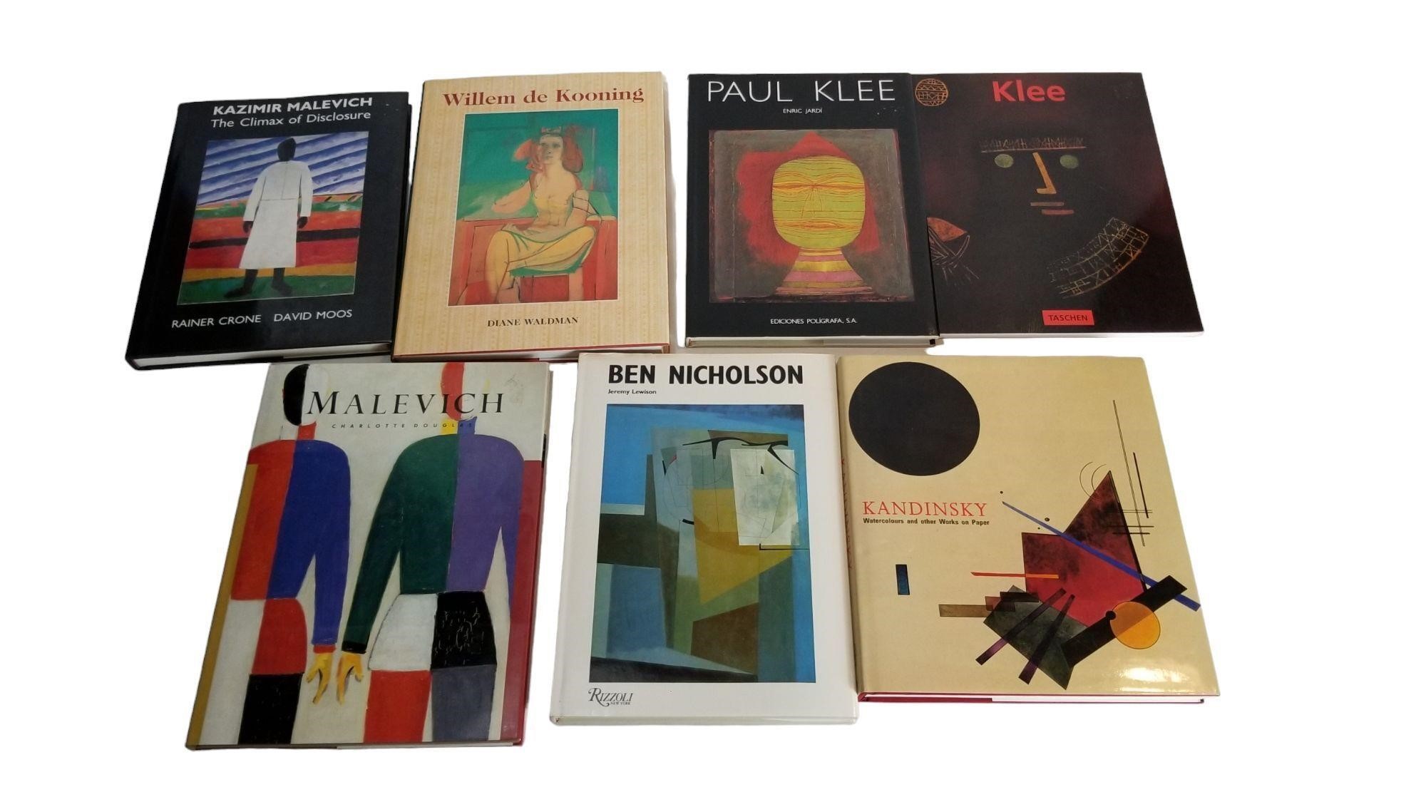 Klee, Malevich, de Kooning Etc Art Books