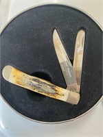 Case Calvary Boys Ranch 3 blade folding knife in t