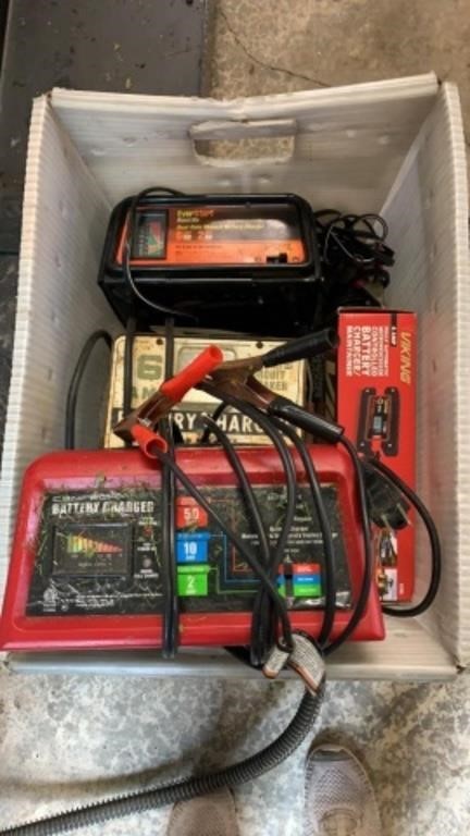 Lot of 4 Battery Chargers
