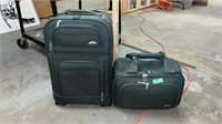 Green Samsonite Luggage Set