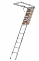 (CX) Louisville Ladder Aluminum Attic Ladder