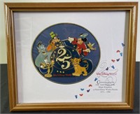 25th Anniversary Disney World 1971-96 Plaque