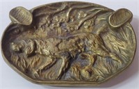 Vintage Solid Bronze Ashtray