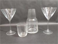 Martini Glasses & Carafe