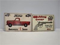 Ford and Hubley Chief  Metal Signs (2)