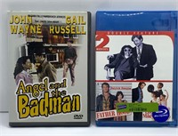 2pcs DVD Set Angel And The Badman + Double Feature