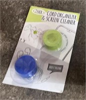 Cord and screen cleaner/ organizer