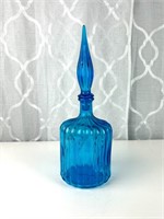 Ucago Vintage blue glass decanter