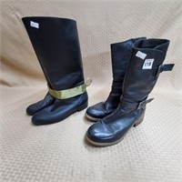 8 1/2" M Clark & 8 1/2" Black Women's Boots