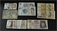 Lot of World bank notes, see pics
