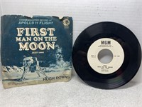 VINTAGE FIRST MAN ON THE MOON JULY 1969 MGM 45