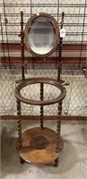 Antique Wash Station with Mirror