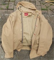 Firet Rap Light Canvas Hooded Jacket - Large