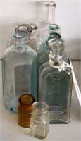 Lot #4379 - (14) miscellaneous druggist bottles