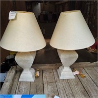 HW 2pc table lamps 30” Tall