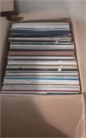 Box of Various Vinyl Records