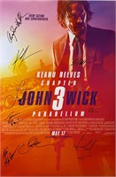 Autograph Signed John Wick 3 Poster