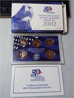 OF) 2002 US state quarters proof set