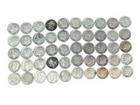 Roosevelt Silver Dime Roll 50 Coins 90% Silver