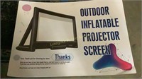 Inflatable Movie Screen with Blower 20 Ft
