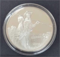 1 troy oz .925 Sterling Silver Robert Frost Coin