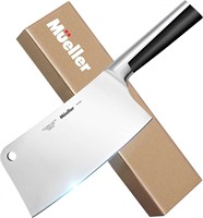 Mueller 7 Meat Cleaver Knife  Stainless Steel