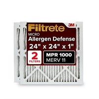 Filtrete 24x24x1 AC Furnace Air Filter, MERV 11, M