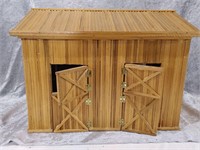 Handcrafted Barn 2 Stalls 19" long 15" high