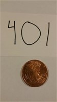 2011 COPPER WALKING LIBERTY .999 FINE