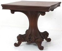 Tobey Mahogany Carved Center Table