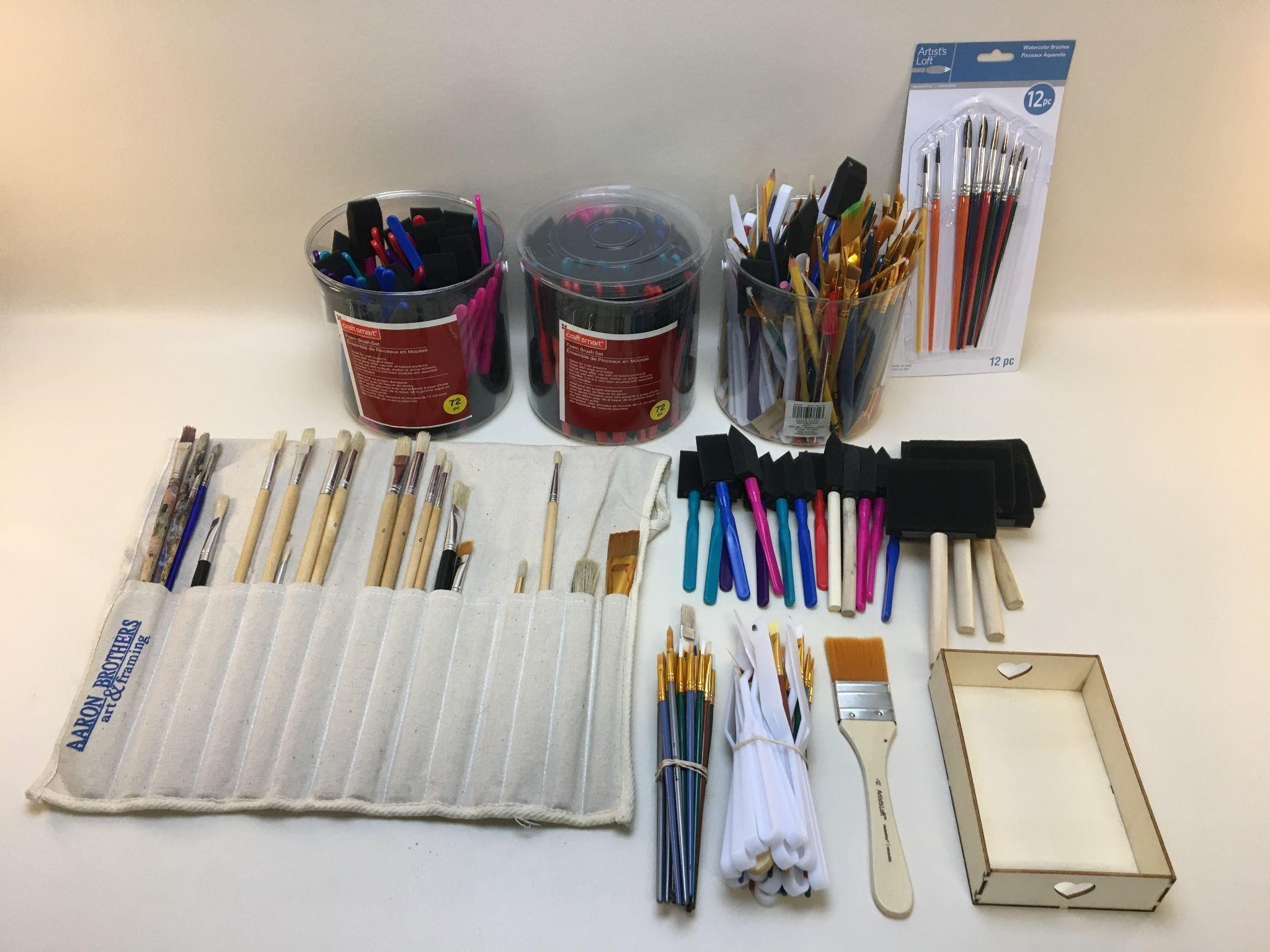 Used Paint Brushes & Supplies