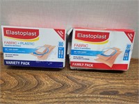 NEW Elastoplast Fabric Banadages 80 + Opened