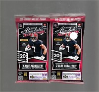 2 Count: 2023 Panini Absolute Football (includes 3