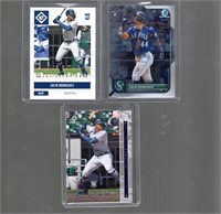 Lot of 3 Julio Rodriguez Rookie Cards