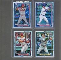 4 Bowman Chrome Mojo Refractor Rookies. Carter, Ro