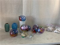 Seashells, Glass Ornaments, Vases, Star etc