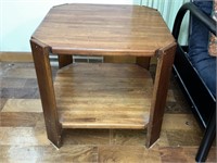 Wood Two Level End Table #2