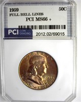 1959 Franklin MS66+ FBL LISTS $3350