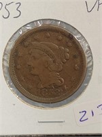 1853 LARGE CENT