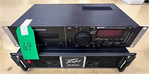 Peavey CS2000 Amp & Gemini CDMP-1300 Player