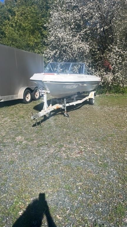 Vanguard boat and trailer