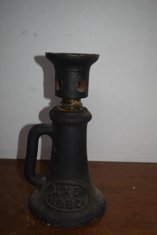 Vtg. Locomotive Screw Jack,Bridge Railroad House