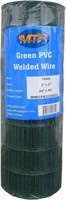 Green PVC Welded Wire Mesh 24"" x 50'
