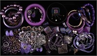 Costume Jewelry Purple Theme