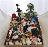 Tray Lot of Assorted Christmas Items