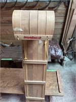 WOODEN TOBOGGAN