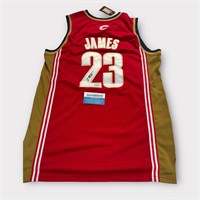 Lebron James Autographed NBA Cavs Authentic Jersey