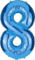 KINBOM Blue Number 8 Balloon Inflatable Large