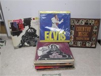 Lot of 33 RPM Records - Elvis, Johnny Cash,